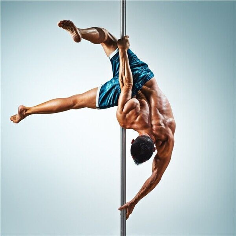 Dance Pole Portable Static Spinning Exercise Stripper Pole Height Adjustable