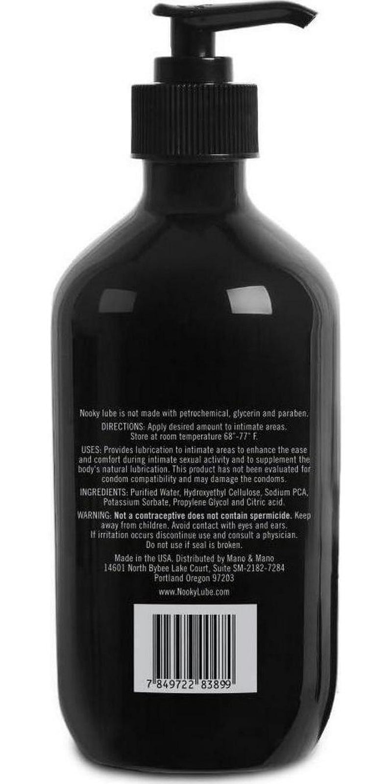 Personal Lubricant. Nooky Lube Natural Water Based Lubes for Men and Women. 16