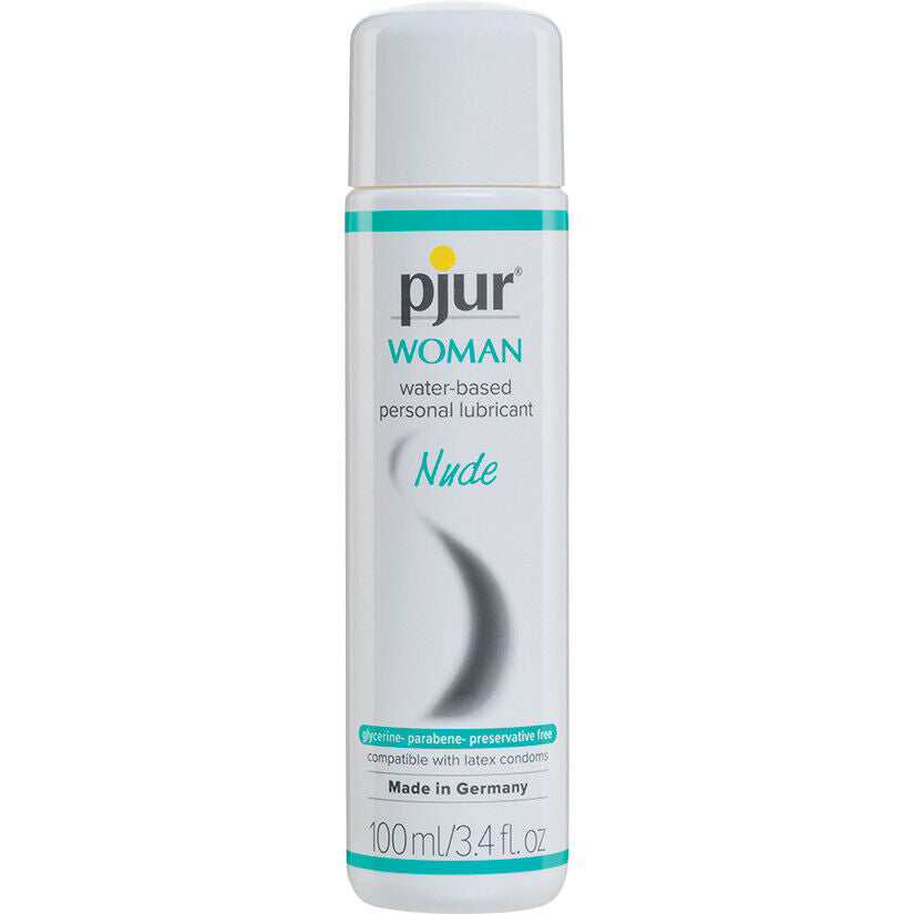 Pjur Women Nude Silky Smooth Water Based Moisturizing Personal Lubricant 3.4 Oz