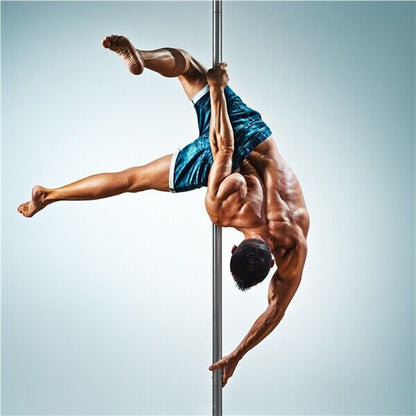 Dance Pole Portable Static Spinning Exercise Stripper Pole Height Adjustable