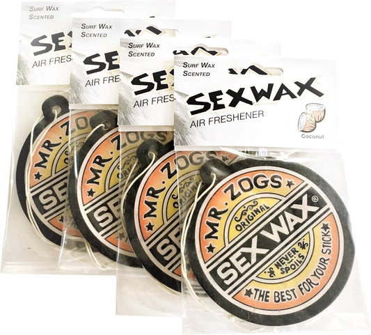 Coconut Air Fresheners: (4-Pack)
