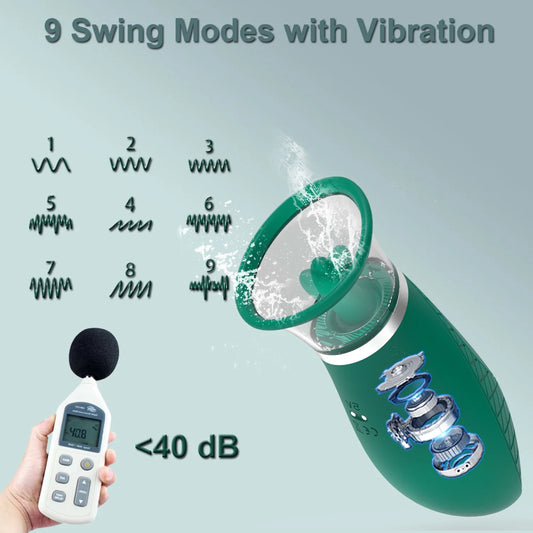 Female Rose Sex Toys Sucking Vibrator for Women, Stimulator with 9 Vibration & 3 Suction Modes, G Spot Adult Toy, Silicone Personal Massager for Couple
