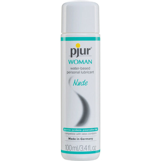 Pjur Women Nude Silky Smooth Water Based Moisturizing Personal Lubricant 3.4 Oz
